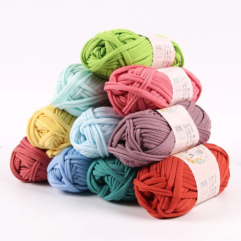 Hand Woven Carpet Mat Wool Hand Crochet Handmade Bag DIY Sewing Knitting Supplies Cloth Strip Bag Line Thick Yarn