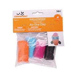 Safe & Non-Toxic, Great Gift for Kids 4 Colors Air Dry Ultra Light Clay Modeling Clay Kit