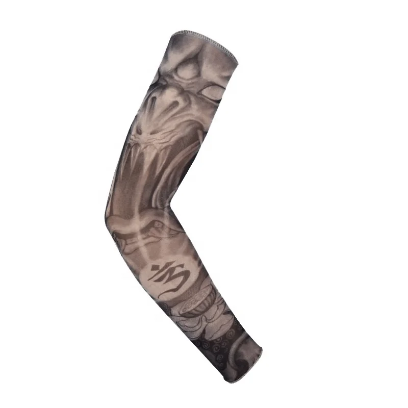 2024 new arrivals wholesale summer sunscreen anti-uv tattoo floral ice cool magic arm sleeve for unisex
