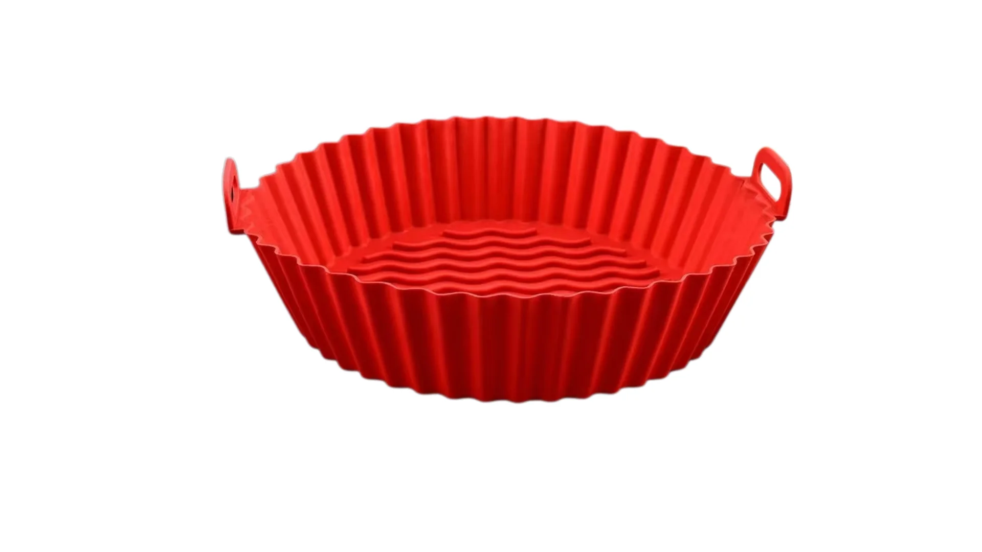 Silicone waterproof oil proof and adhesive baking tray for air fryers
