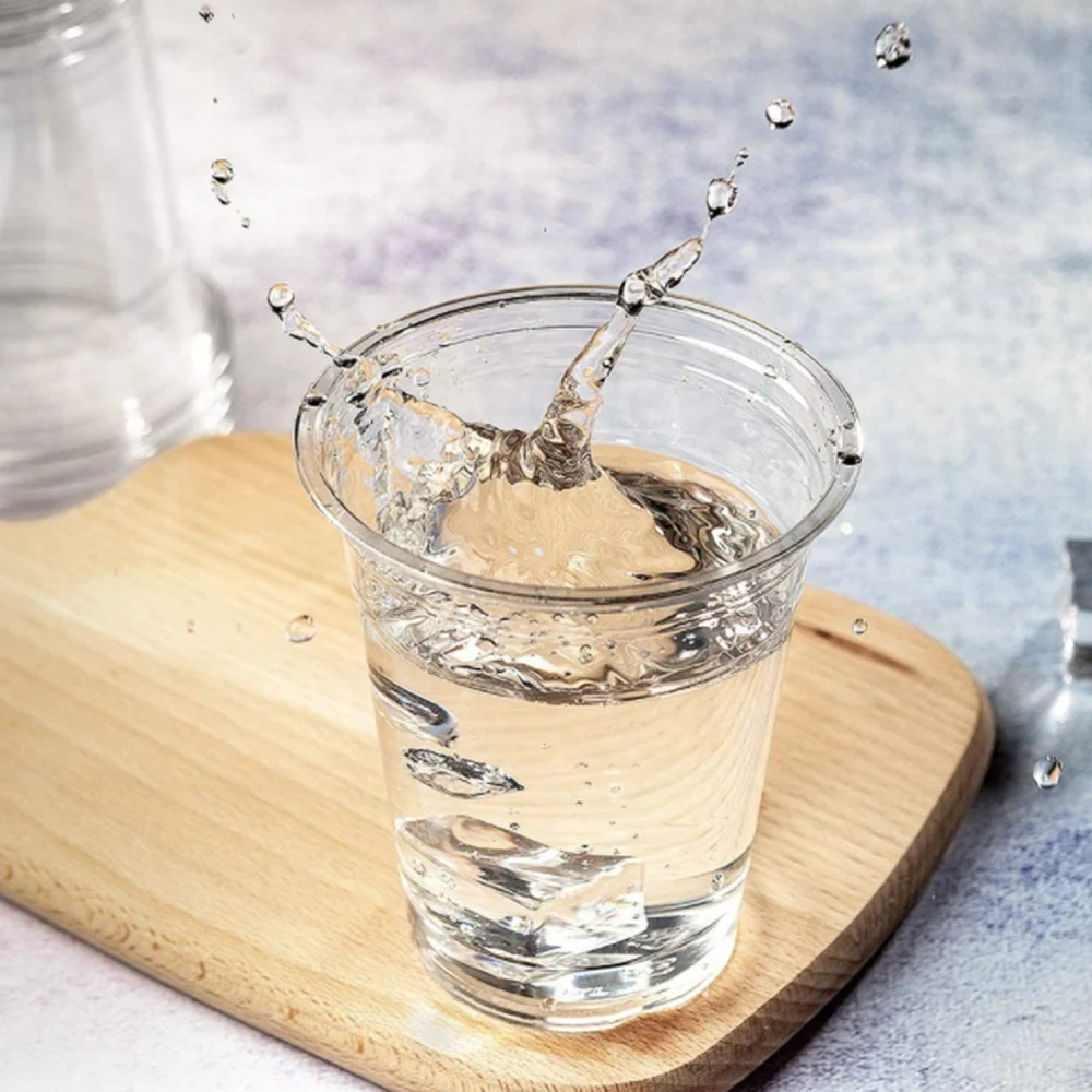 Amazon Hot Sell 9oz Transparent Disposable PP Plastic Party Cups for Cold Drinking Tasting