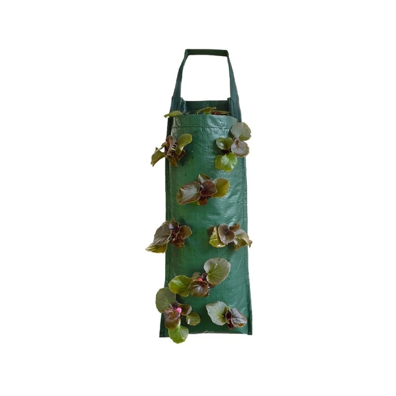 Outdoor Grow Pot PE Plastic Fabric Garden Bags to Grow Vegetables