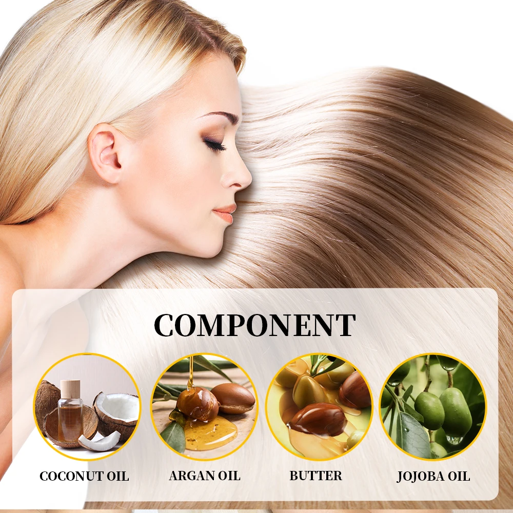 Natural Shea Butter Oil Private Label Moisturizing Coconut Oil Hair Care Hair Treatment Oil