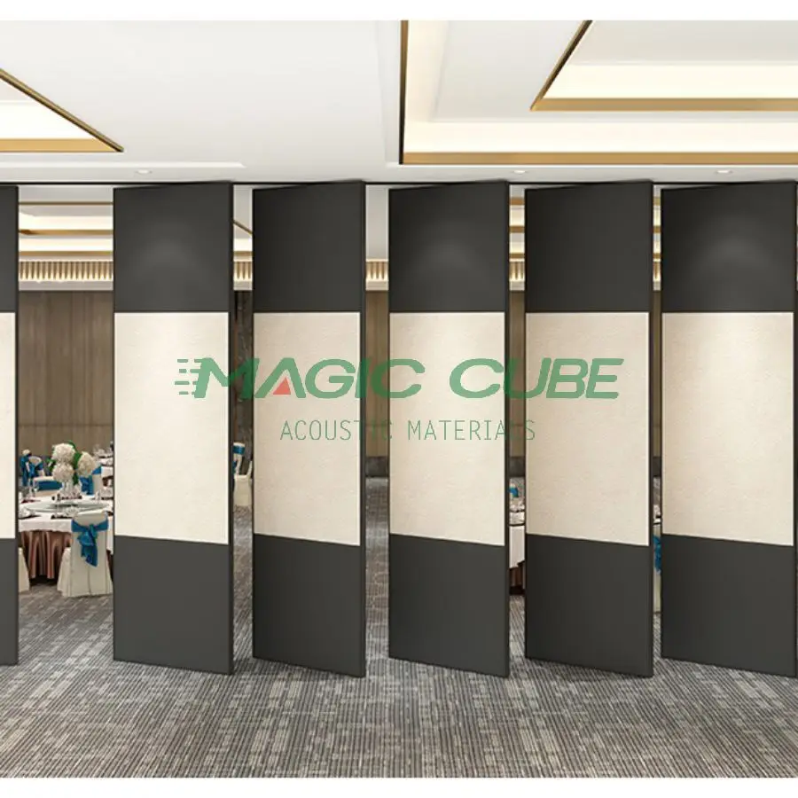 Automatic room dividers sliding wall divider for multi-function hall