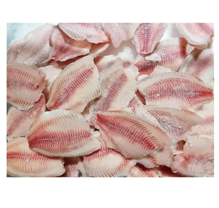 Hot Sale Frozen Black Tilapia Fish Fillet Oreochromis Mossambicus