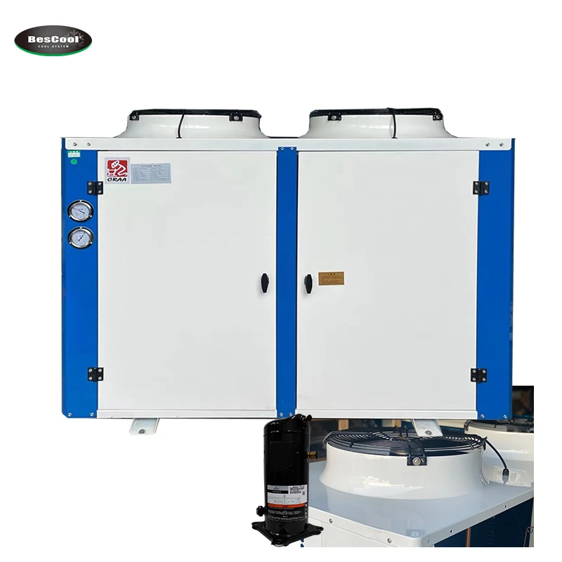 Cold Room Emerson Condensing Unit Refrigeration Equipment Heat Exchange Low Temp 10HP Air Cooled Condensing Units