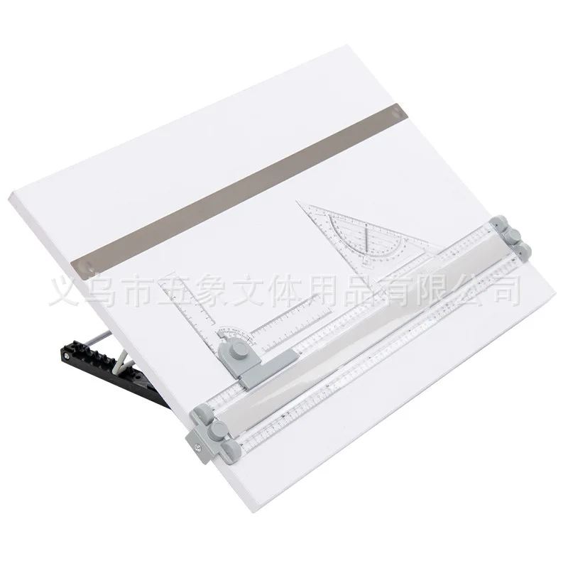 Best Selling Construction Machinery Drawing Board with Magnetic Magnetic Stripe Triangle Board Angle Ruler