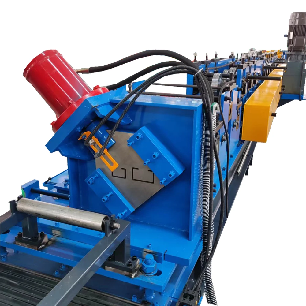 Metal C Purlin Channel Roll Forming Machine C Purlin Machine Steel Galvanize Machine