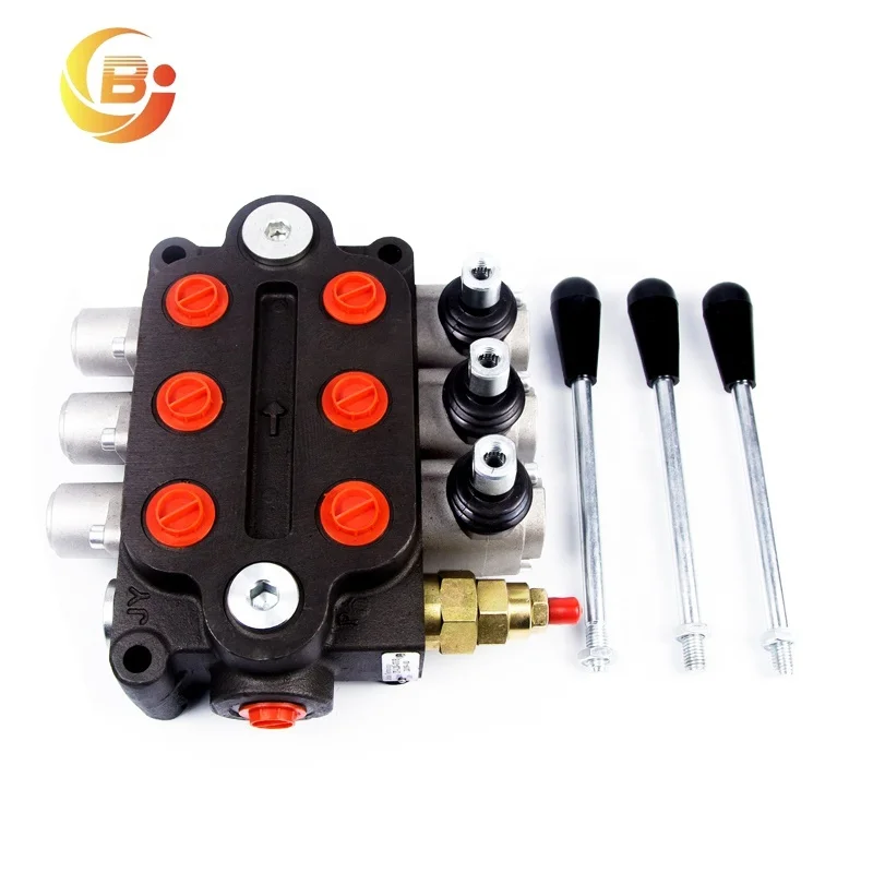 Interchangeable Spools Hydraulic Remote Control Valve Hydraulic Pilot Valve