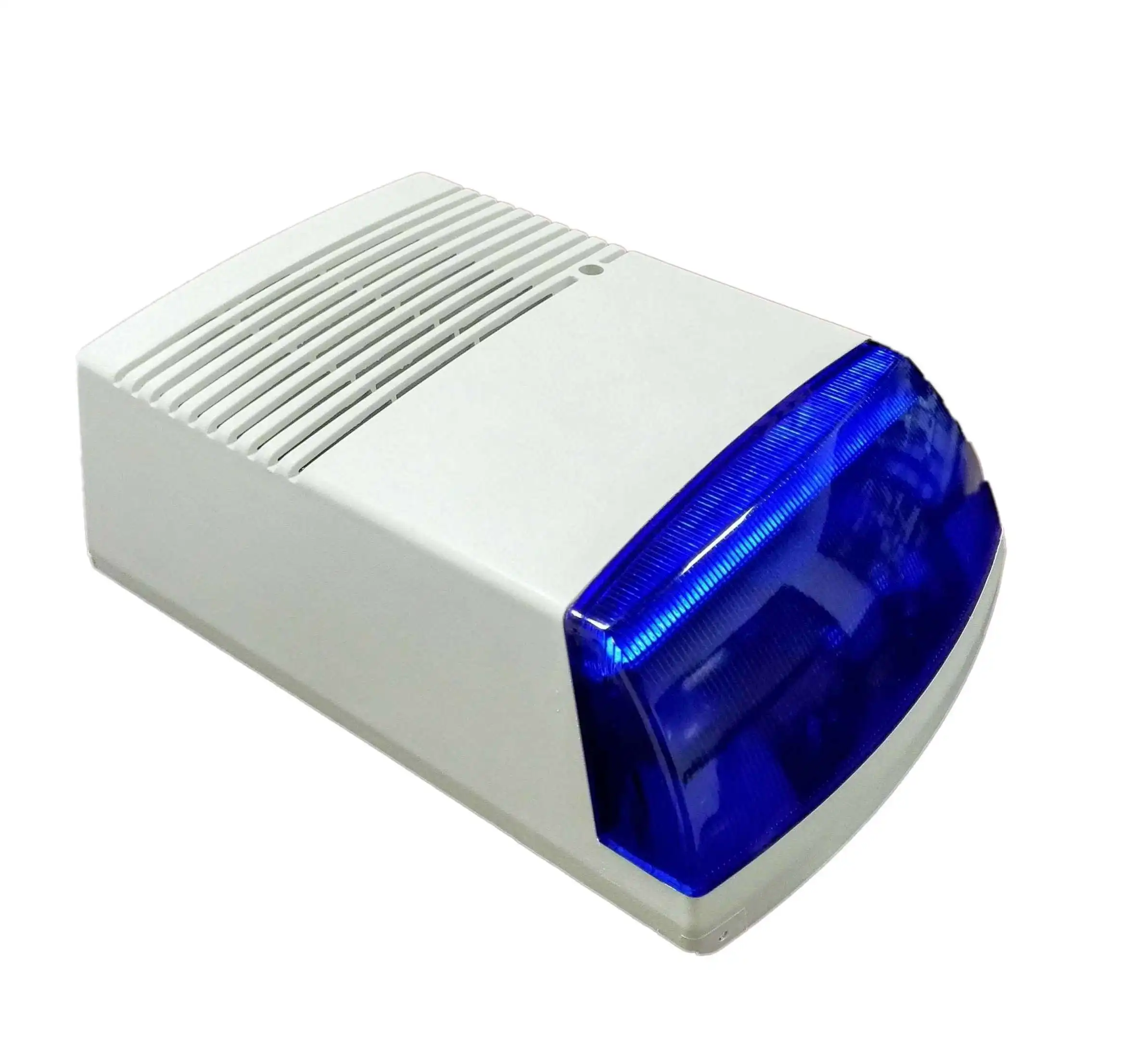 IP65 Waterproof Siren Alarm and LED Flashing Strobe Light 12V Wired Indoor/Outdoor Siren with Strobe Light