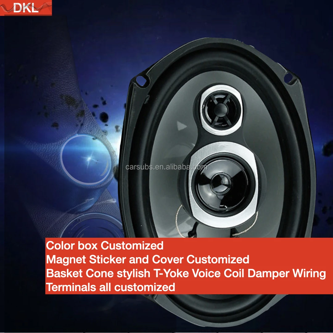 PL6943 Car Audio Subwoofer Speaker 6*9 inch 4-way Full range door speakers Strong Bass Car Coaxial Speakers