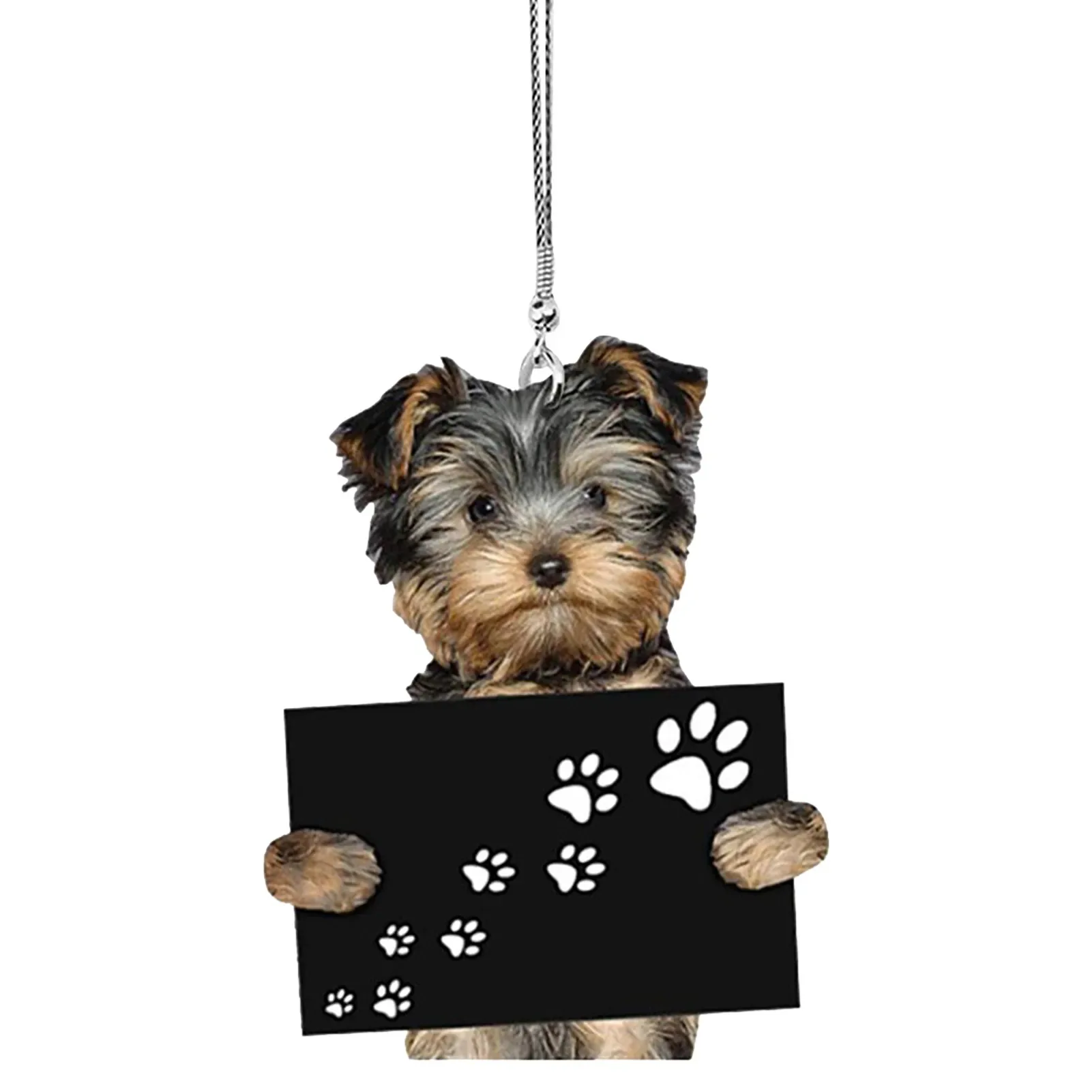 Dog Car Hanging Ornament Car Mirror Hanging Accessories Cute Dog Rear View Mirror Accessories Funny Auto Accessories