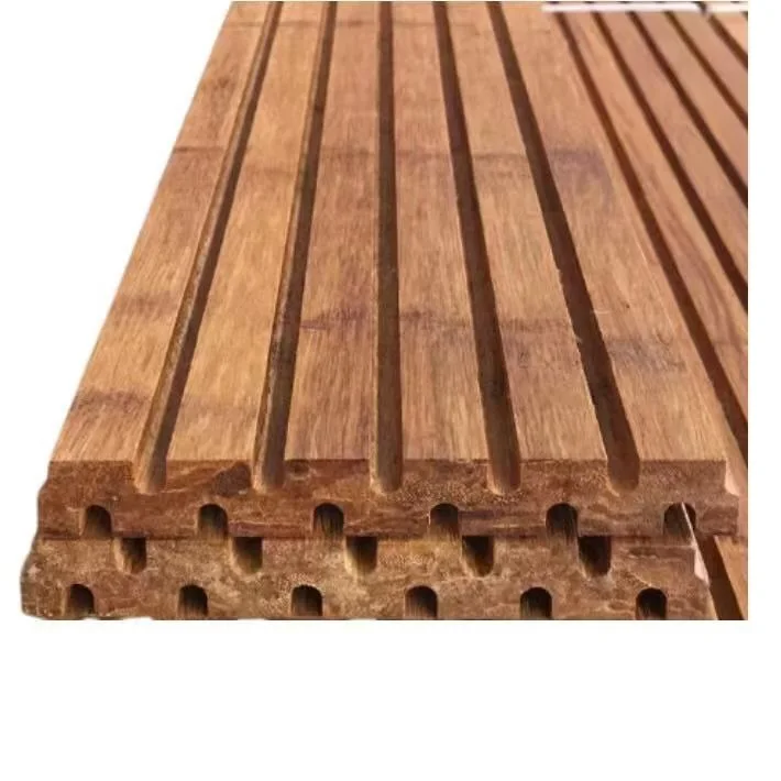 Cheap Locking Splicing Smooth Surface Without Cracks Outdoor Strand Woven Bamboo Cladding For Balconies