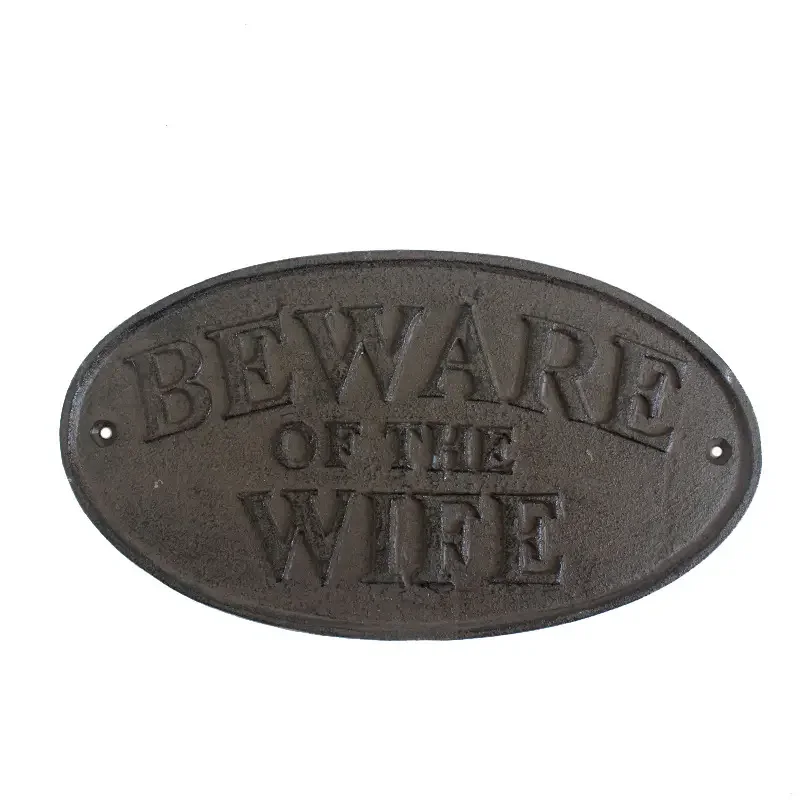 custom retro cast iron signs products brass/stainless steel/zinc alloy metal casting services iron aluminum sand casting part