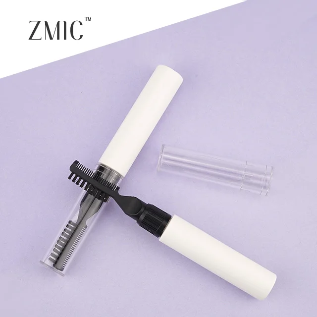 Empty plastic eyebrow mascara container,double ends eyebrow gel tube,eyelash mascara bottles with brush
