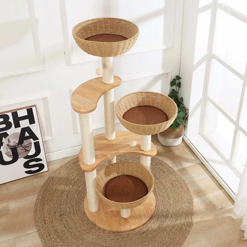 Kingtale Pet Accessories Trending Products 2024 New Arrivals Pet Manufacturers Cats Tree Cat Tower For Cat