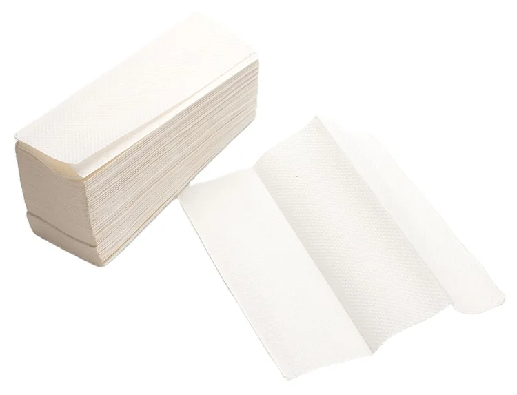 Mixed Pulp Hand Tissue Paper 2 Ply Toilet Paper Custom Pattern Fold Hand Paper Towel