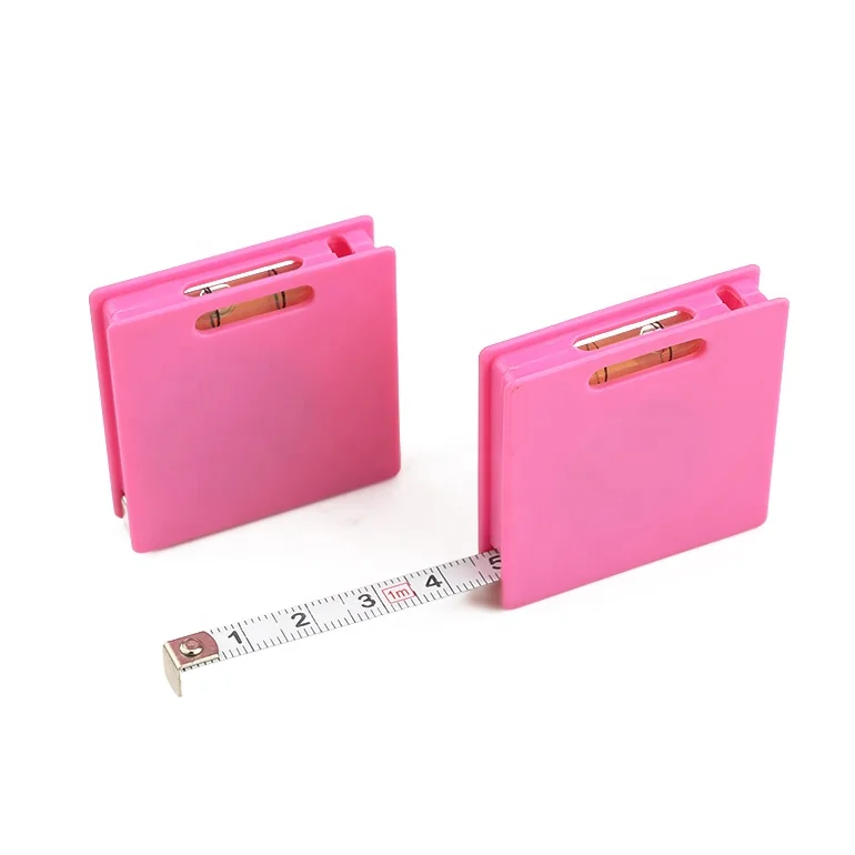 Wintape Custom Promotional Gift Logo Mini Steel Tape Measure With Spirit Level Small Metric Imperial Measuring Tape