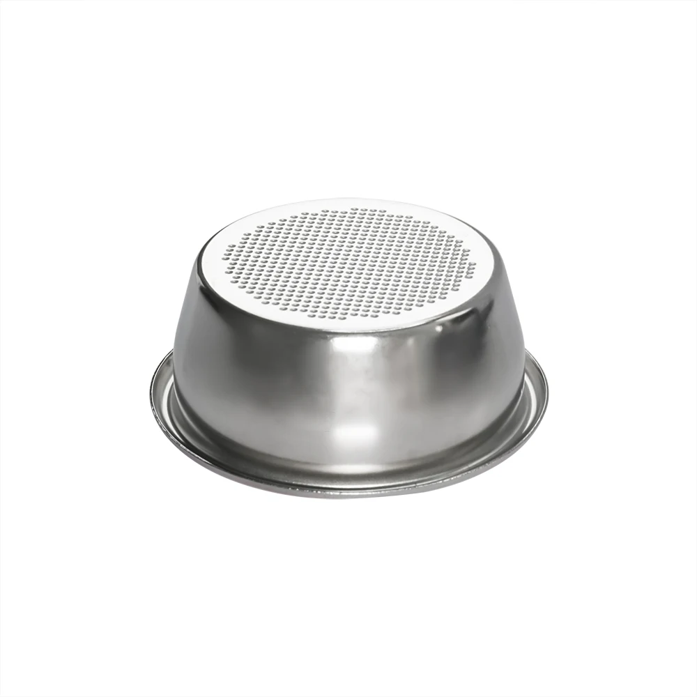 Customized 1PCS 54mm 2-Cup Coffee Filter Basket Stainless Steel Portafilter Container Reusable Washable Basket