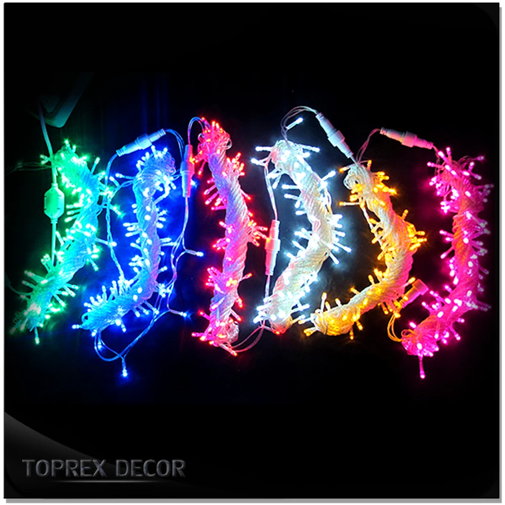 Holiday Outdoor Lighting IP65 Waterproof RGB String Light Warm White Christmas Tree Decoration 220v Connectable String Lights