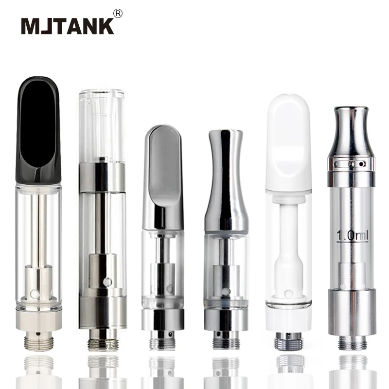 
Hottest cartridge cbd 510 thread empty cbd diaposable vape Pen Cartridge 0.5ml 1ml Ceramic coil atomizer CBD Glass Cartridges 