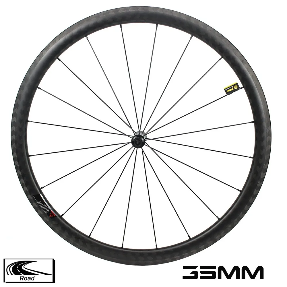 Super Light 700C 35mm road bike wheelset 28mm width UNC tubeless compatible disc brake gravel bicycle wheels for racing road