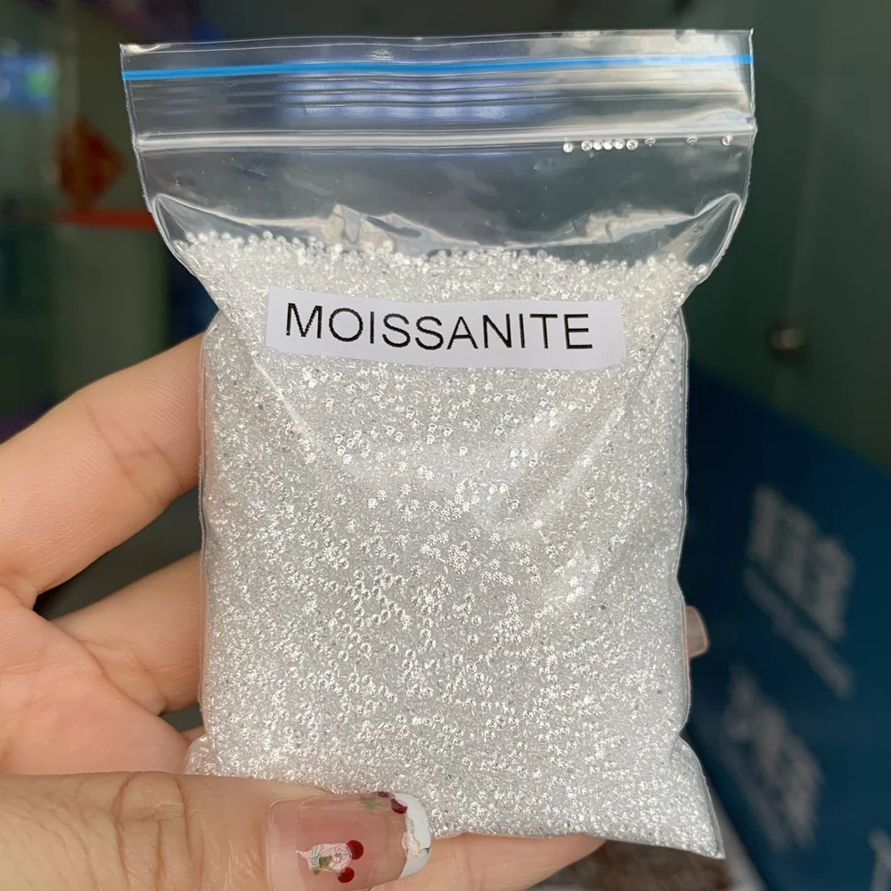 Manufacturers Wholesale 0.7-3 flawless colorless lab small size white D VVS gra loose stone melee diamond mossanite moissanite