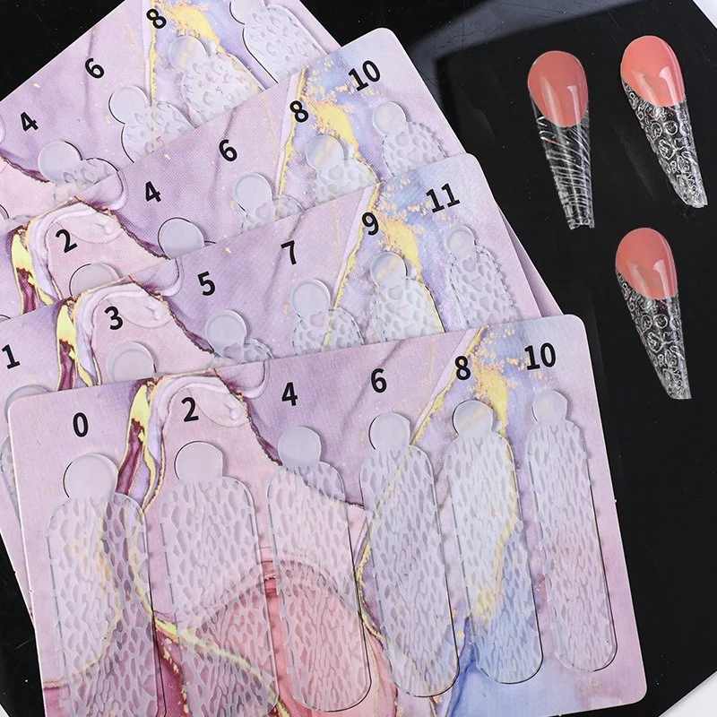 60Pcs Nail Silicone Mold Touch Crystal for Nail Relief Design Universal Shape Reusable Touch Animal Form for Dual Nail Forms