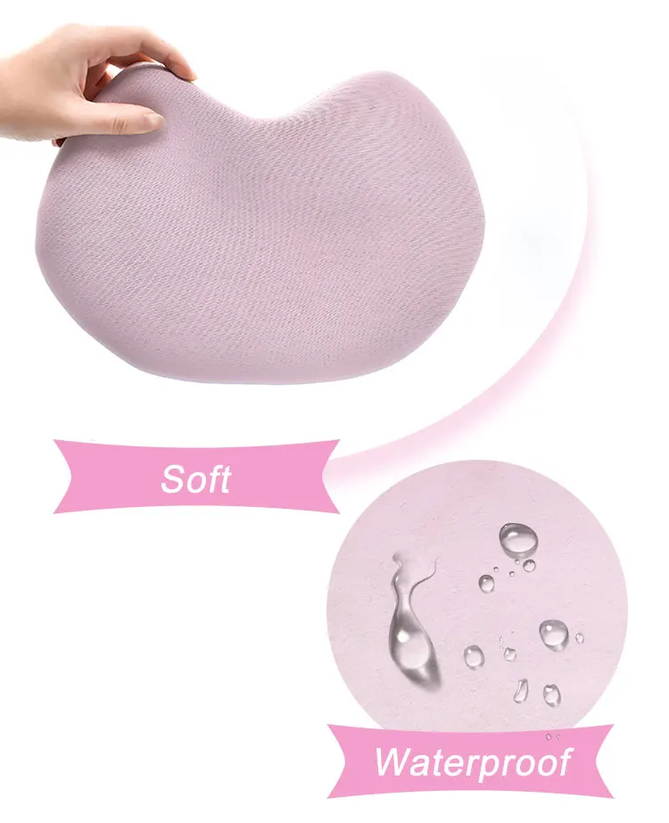 Custom logo printing pink eco friendly neoprene organizer make up pouch bag mini travel cosmetic bags plastic makeup bag