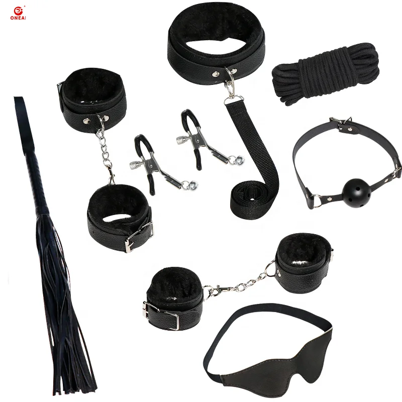 Oneai Factory Price 8 Pieces Body Bondage Set Adult Toy For Couple