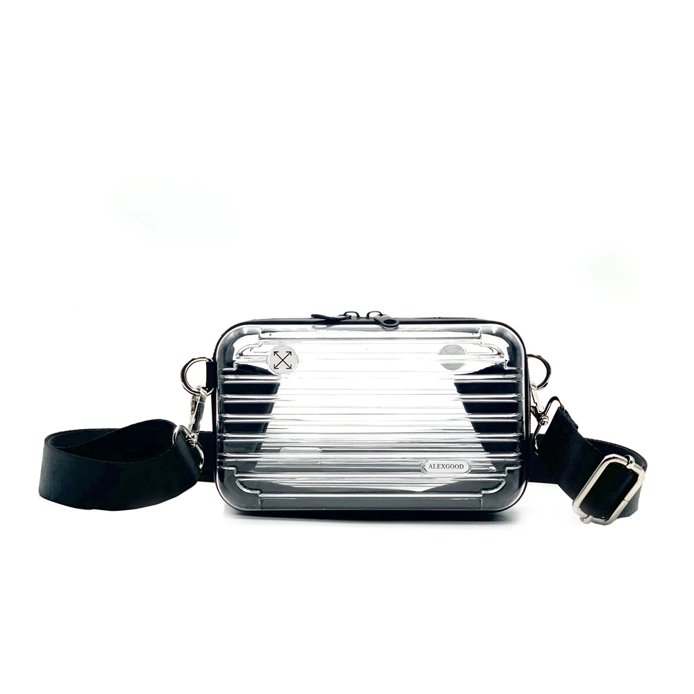 Hot Sell Factory Price Dongguan 7 inch ABS+PC Material Cosmetic Case Hand Carry Trolley Bag Beauty Case Woman Toilet Bag