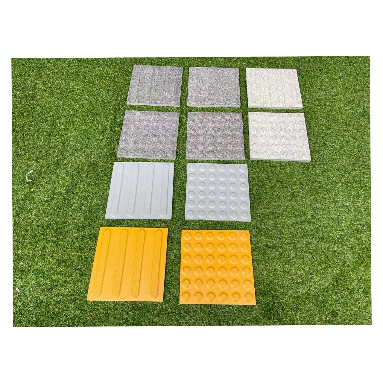 Garden road anti-slip blind track tiles pavers paving stone tactile indicators