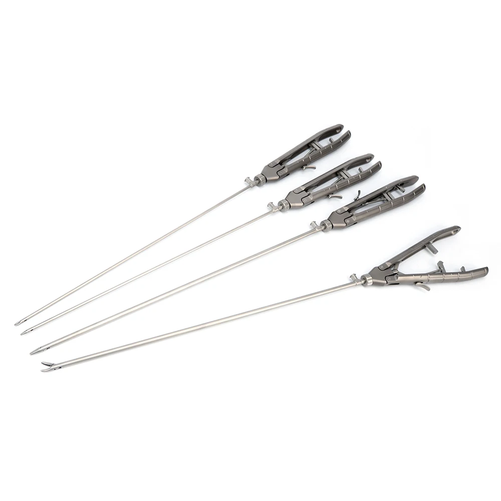 Factory price Laparoscopic Surgical Instruments Needle Holder, curved needle holder laparoscopic needle holder titanium