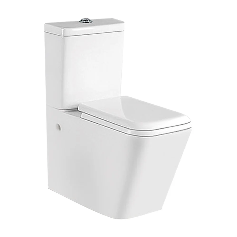 Two Piece Toilet Bowl High Quality Factory Price Ceramic White Color Sanitary Ware WC Hot Sale Bathroom Toilet