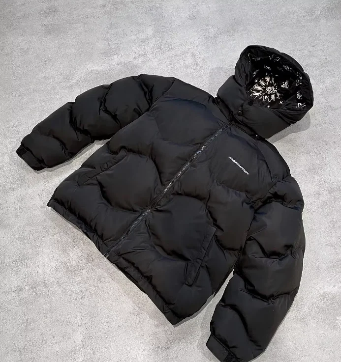 Custom Design Wholesale Winter Ultra Light Duck Goose Fabric For Men Sublimated Print Padded Bubble Down Coats Puffer Jacket