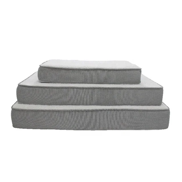 New Arrival Custom Cheap Waterproof Square OEM Memory Foam mold dog bed