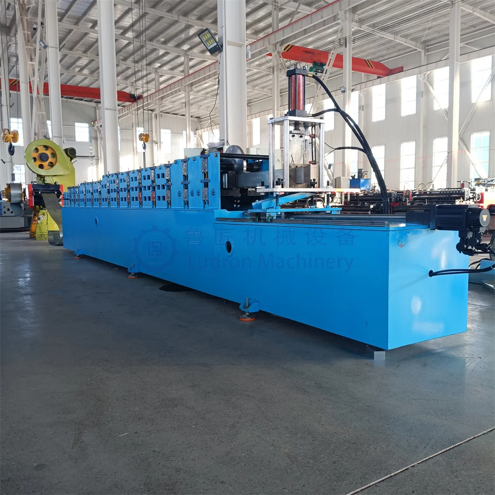 High Speed Steel Frame Structure Cold Rolled Steel Cee Zee Purlin Roll Forming Machine