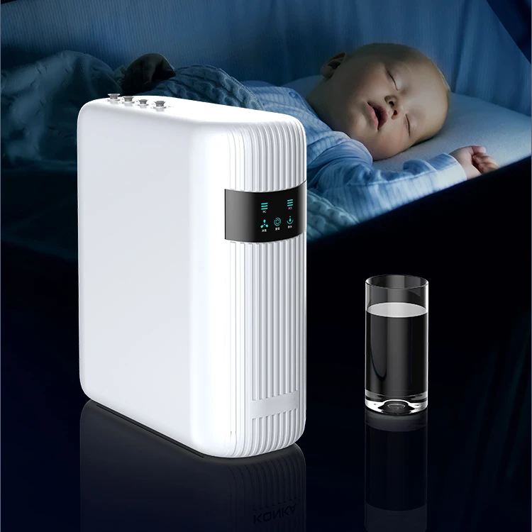 600G large flow silent bucket-free direct drinking home backwash TDS60 LCD screen RO reverse osmosis water purifier
