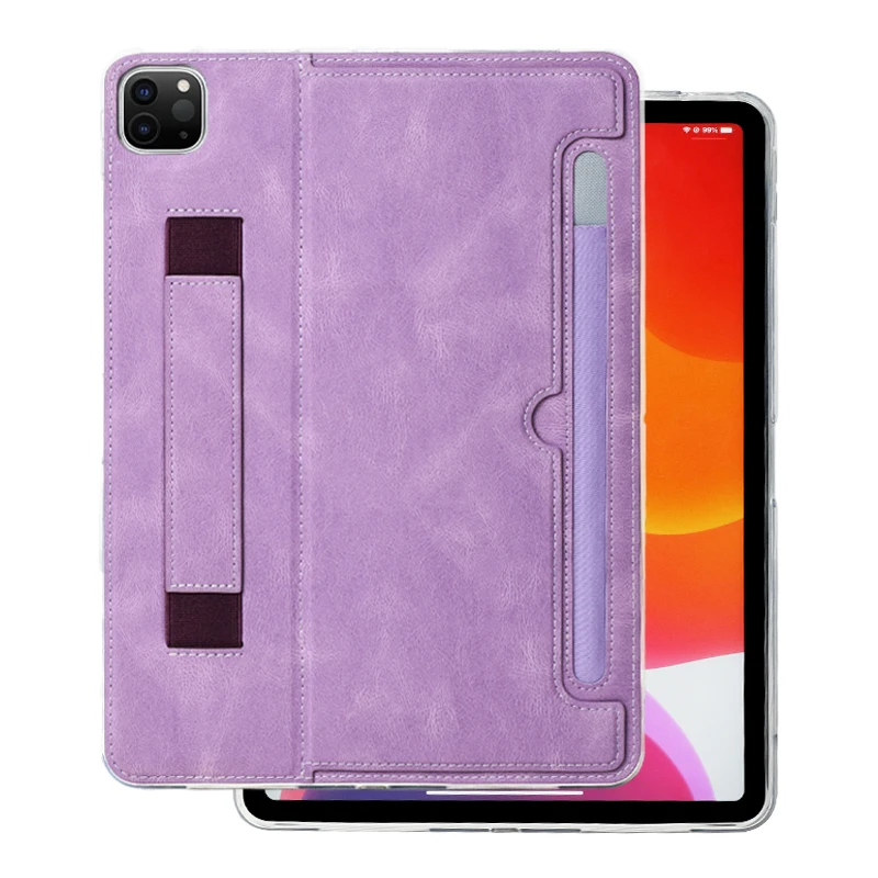 2022 Hanman Flip Leather Book Tablet Case for Samsung Galaxy Tab A 10.1 2019 T510 T515 for ipad 3 4 5