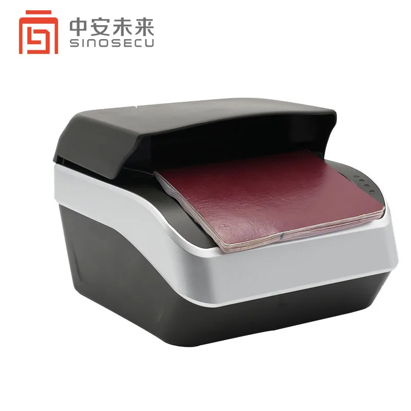 Sinosecu Electronic ID e-Passport nfc RFID MRZ OCR Passport biometric Reader for Hotel card kiosk and desk
