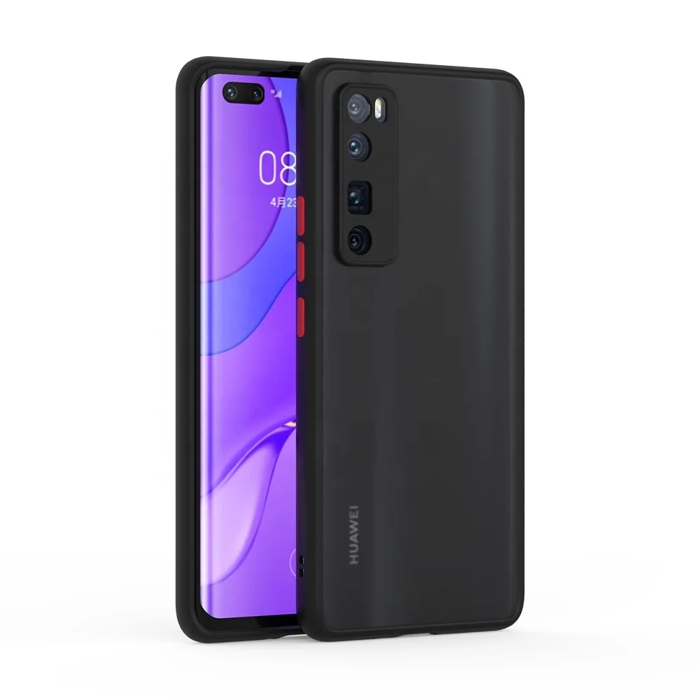 Hot Deals TPU Frame Translucent PC Phone Case Back Cover for Huawei nova 7 Pro P40 P30 Mate 30 20 lite Y8p Y8s Enjoy Z Y9 Prime