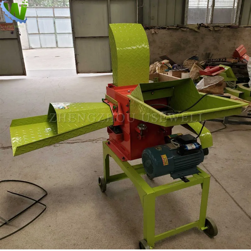 Silage Maize Grinder Chaff Cutter Machine Manual Small Chaff Cutter With Diesel Engine Electric