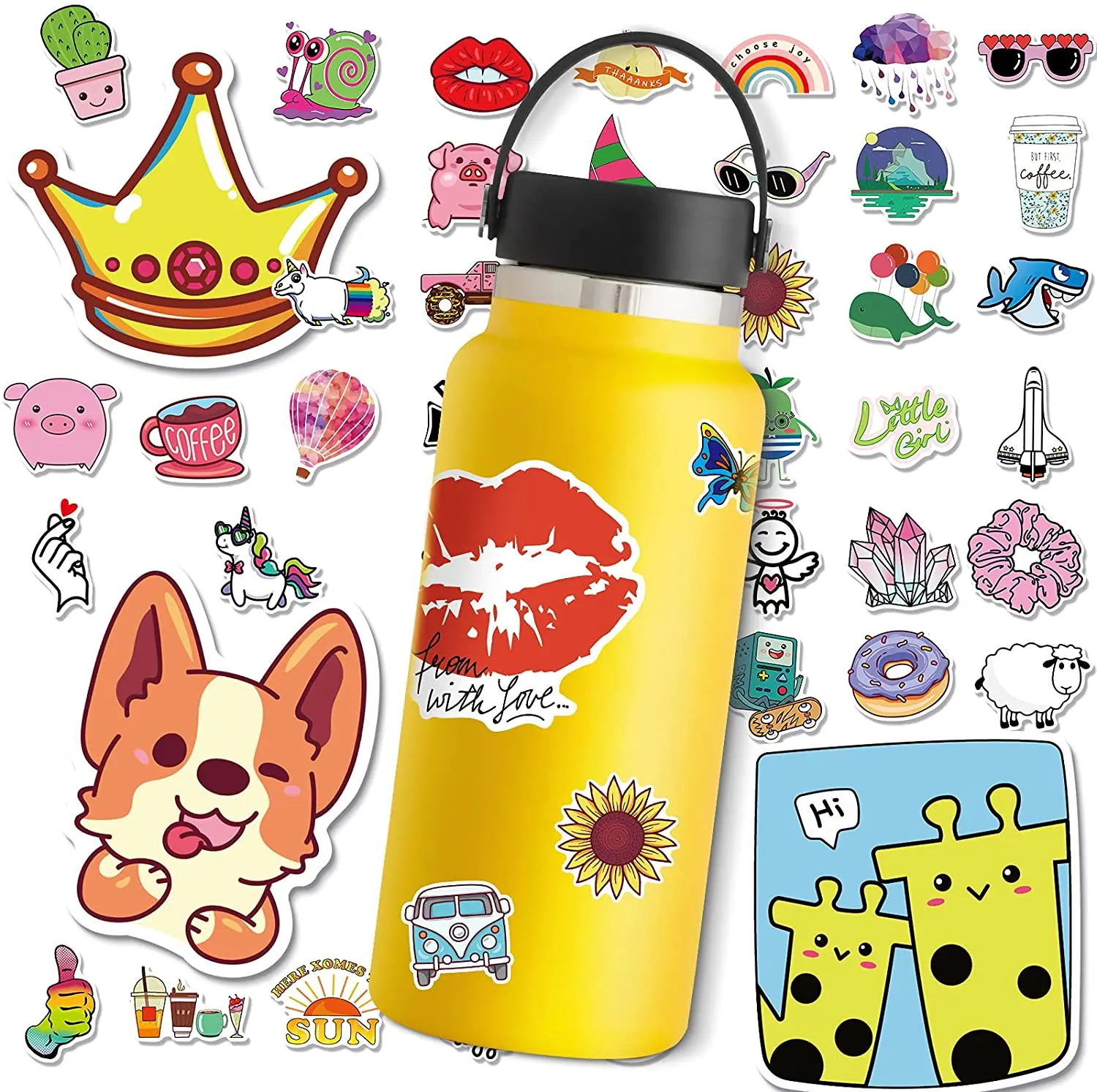 Custom Cartoon anime Sticker Packs in OPP Bag for Advertising And Promotion Use Die Cut Stickers Packs
