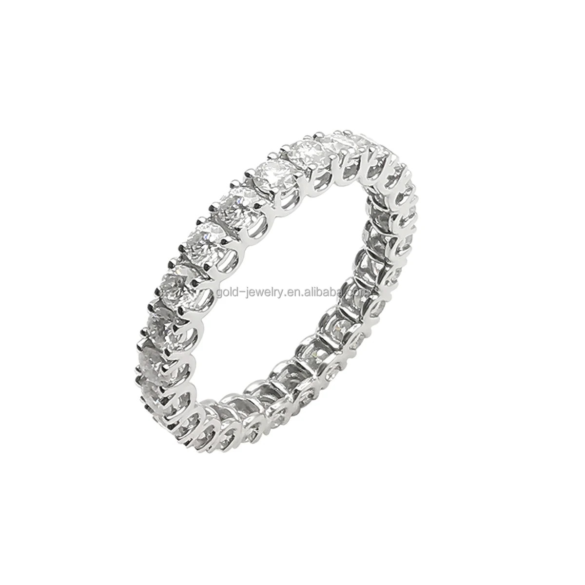 Luxury Fine Jewelry 14k Real Gold Finger Ring Good Quality Moissanite Rings Women Jewelry Wholesale Lower Price