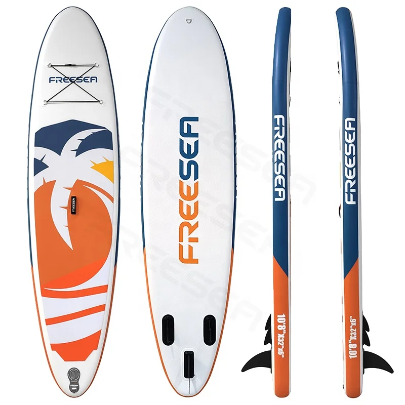 
2021 FREESEA newest OEM all round SUP inflatable paddle board on the ocean 