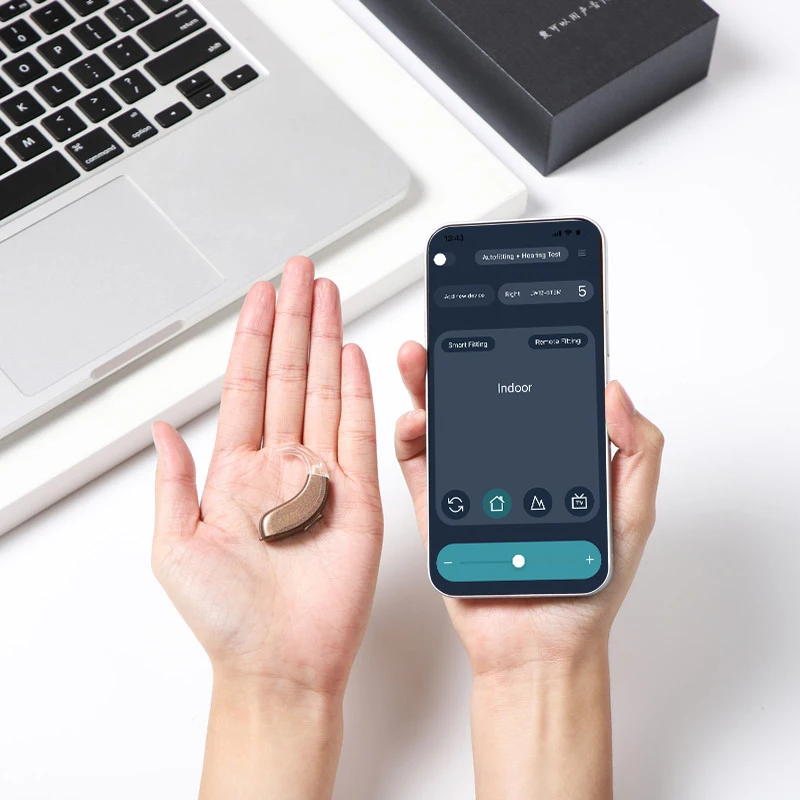 AcoSound LW12-BTE-P 12 Channels Full Digital hearing aids with bluetooth wireless For deaf people