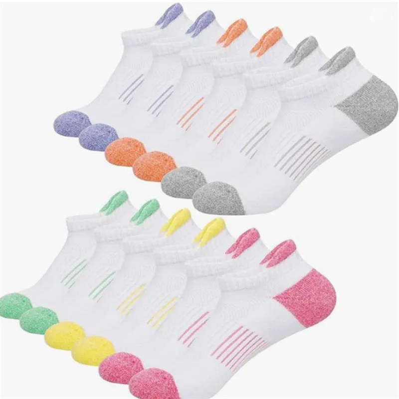 Wholesale Custom Logo Men Badminton Running Professional Ankle Length Sport Socks With Arch Compression