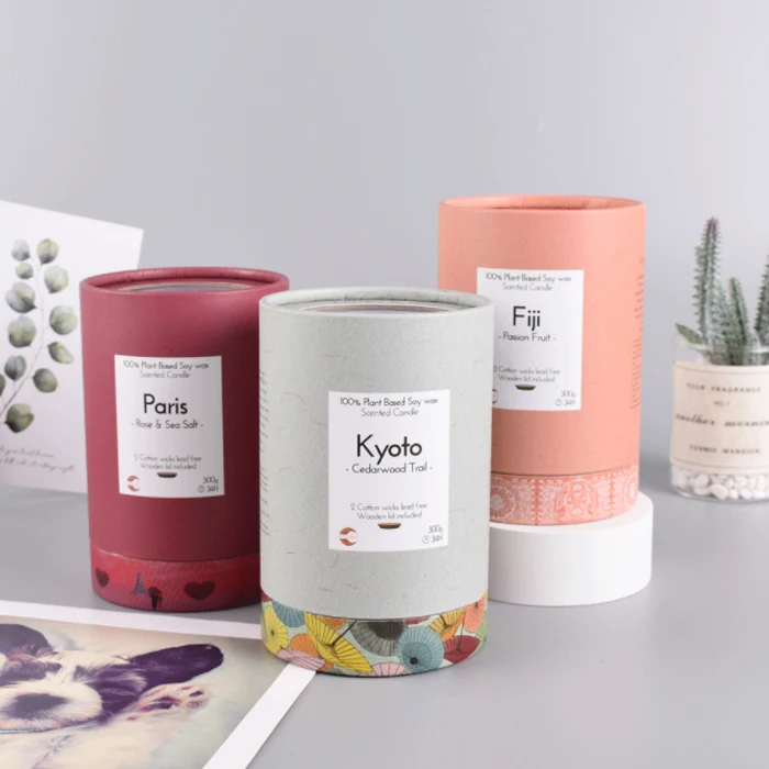 custom cardboard   tea paper coffee cardboard tube packaging kraft cardboard powder packaging tube