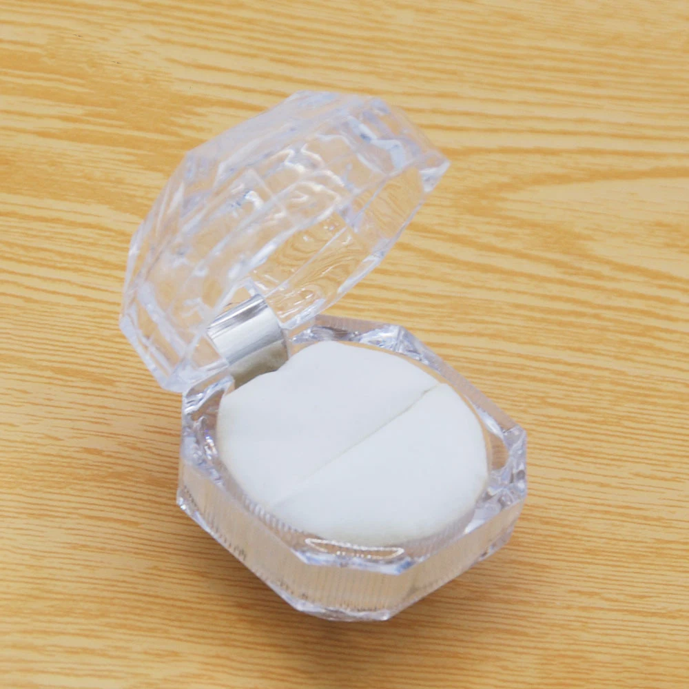 Customized Transparency Travel Size Handmade Gift Packaging Clear Plastic Jewelry Boxes for Rings