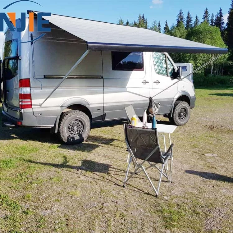 China factory price 100% sun shade waterproof retractable caravan RV side awning